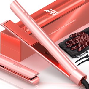 Bekind Apex 2-in-1 Hair Straightener Flat Iron | 1&acirc; 460&Acirc;&deg;F Straightener and Curler for All Hairstyles | UltraSmooth Tech | 15s Fast Heating