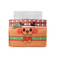 thumbnail image 6 of Christmas Tissue Box Cover Non-Woven Fabric Holiday Themed Print Decorative Holder for Living Room Table Desk Party Decor(Multicolor-C), 6 of 6