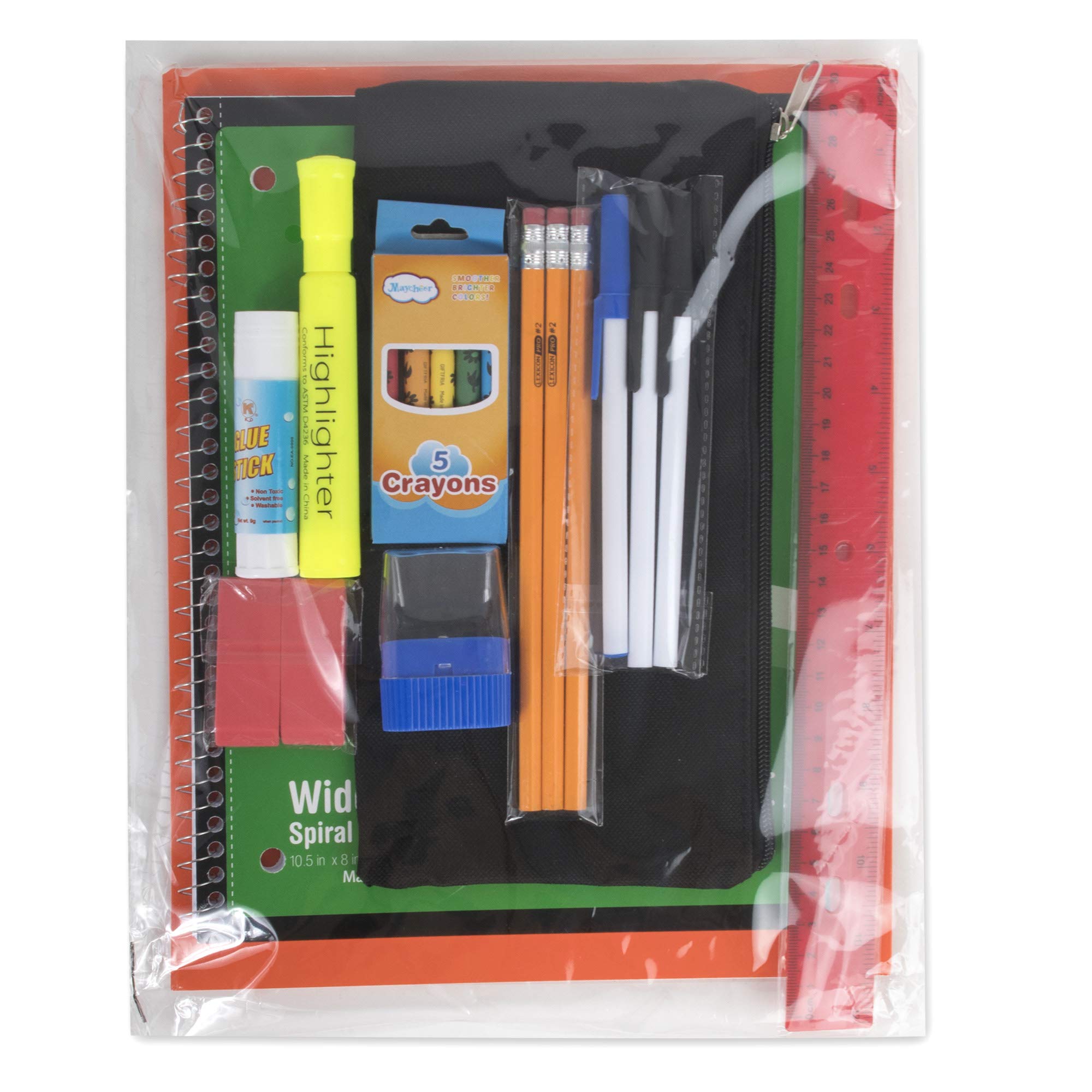 Buy Trailmaker, 24 Pack of 20 Piece School Supply Kits K12 for