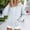 White, variant on Njagoc3 Womens Hoodies Solid Color Casual Loose Long Sleeve Pullover Hooded Sweatshirt