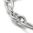 thumbnail image 3 of Resistant 304 Stainless Steel Figaro Chain Bracelets with Lobster Claw Clasps Stainless Steel Color 8-1/8 inch(20.5cm), 3 of 3