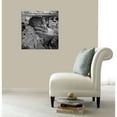 thumbnail image 5 of Epic Graffiti  "Canyon de Chelly National Monument" by Ansel Adams Giclee Canvas Wall Art - Grey 12" x 12", 5 of 5