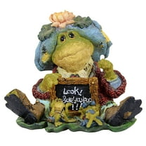 Boyds Bears Resin 3.00In Ms. Lilypond...Lesson Number One, Resin, Teacher Wee Folkstone Frog 36705