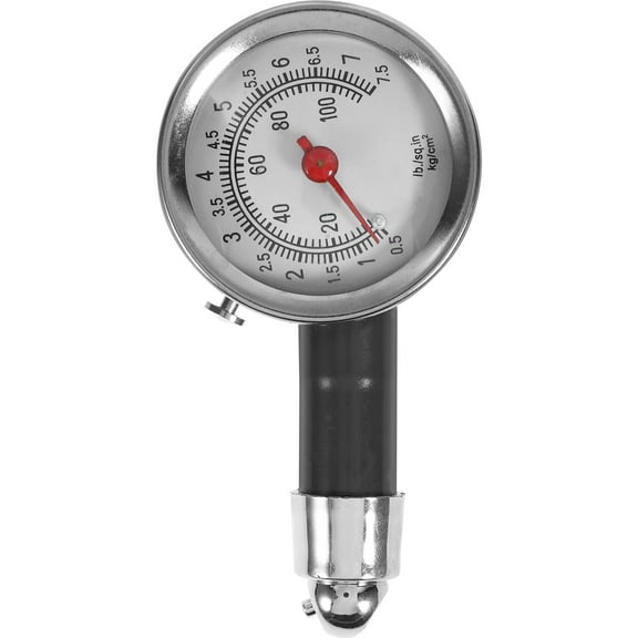 TABLZONE Car Tire Pressure Tester High Precision Easy-to-Read Data Black Plastic