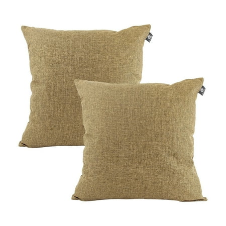 Dl Furniture 2 Piece Home Decor Couch Sofa Throw Pillow Cushion Dl Furniture 2 Piece Home Decor Couch Sofa Throw Pillow Cushion Case Shell Cover Linen Cotton Blend 18 X Espresso Brown