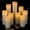 Ivory 4" 5" 6" 7" 8" 9", variant on Flameless Candles Ivory 4" 5" 6" 7" 8" 9" LED Decorative Set