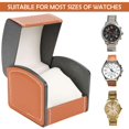 thumbnail image 4 of Luxtrada Single Watch Box Travel Case Storage Display Watches PU Leather Luxury Gift Box (Brown), 4 of 8