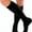 Black, variant on Jobst for Men Ribbed 20-30 Knee High Compression Socks Khaki Large