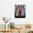 thumbnail image 2 of Creowell Graffiti Canvas Wall Art, Graffiti Street Canvas Wall Art,Colorful Graffiti Wall Art, Boxing Gloves Graffiti Art Painting for Man Boy Bedroom Decor 16x20 in/12x16 in, 2 of 4