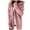 Pink, variant on Ediodpoh Women Solid Color Hooded Patchwork Batwing Sleeve Open Front Knitted Cardigan for Women Loose Sweater Coat Orange M