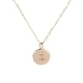 thumbnail image 1 of Pendentif Rond en Forme de Pièce Collier Disque Alphabet Chaîne de Cou Fille Cadeau Bijou Féminin, 1 of 8