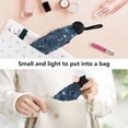 thumbnail image 5 of JSTEL Star Starry Sky Folding Umbrella for Rain Sun Travel Mini Lightweight Compact Umbrellas, 5 of 5