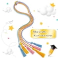thumbnail image 2 of Graduation Cords Boao, 6 unidades, cuerdas de honor de poliéster de 1,7 m, color rosa, 2 of 6
