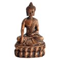 thumbnail image 2 of Estatua de Buda DYNWAVEMX Decoración para hogar Meditando Bronce rojo, 2 of 8