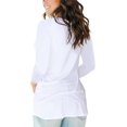 thumbnail image 4 of Womens Long Sleeve V Neck Fall T Shirts Loose Fit Basic Tops S-XXL, 4 of 4