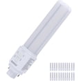 thumbnail image 2 of Satco S29855 LED PL Lamp 9W 2700K/3000K/3500K/4000K CCT Select G24d 2-Pin Base Ballast Bypass Type B 120-277V (24 Pack), 2 of 12