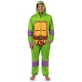 thumbnail image 7 of Teenage Mutant Ninja Turtles Mens' Adult Hooded Union Suit TMNT Character 1PC Costume Sleep Pajama Lounge, 7 of 7