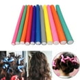 thumbnail image 4 of 10 Pieces 24cm Flexible Curling Rods Twist Foam No Heat Hair Rods Rollers for Women Girls Long and Short Hair - 20mm, 4 of 10