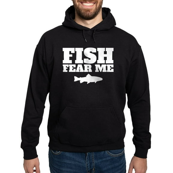 CafePress - Fish Fear Me Hoodie - Pullover Hoodie, Classic, Comfortable Hooded Sweatshirt
