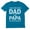 Blue, variant on Tstars Mens Gifts for Dad Father's Day Shirts Gift I Have Two Titles Dad and Papa Funny Humor Cool Best Gift for Dad T Shirt