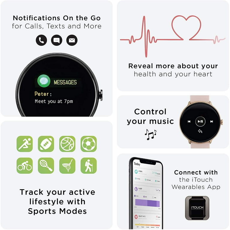 Can you text on a itouch smart watch new arrivals