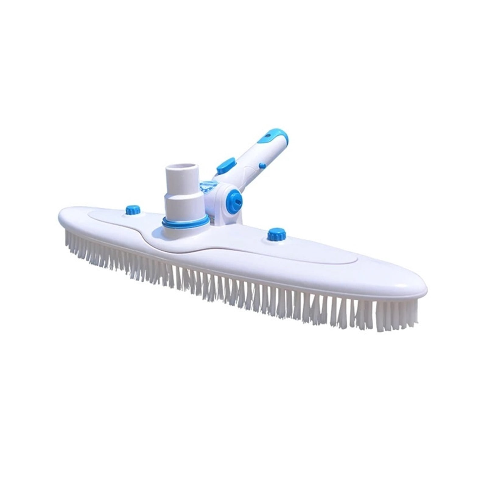 Swimming Pool Wall Floor Brush Suction Vacuum Head Cleaning Brushes Adjustable Handle Algae Scrubber ,Efficient Cleaning