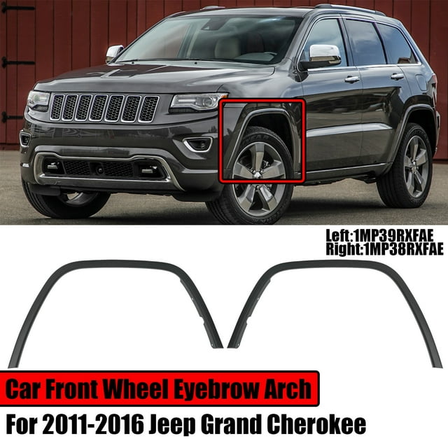 For Jeep Grand Cherokee 2011-2016 Car Front Right Wheel Arch Molding Eyebrow Trim1MP38RXFAE Replacement Accessories