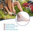 thumbnail image 2 of CAYU Foot Heel Protector Increase Silicone Half Insole Insert Invisible Heightening Pad Anti-crack Unisex Feet Care, 2 of 12