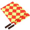 thumbnail image 2 of TOPINCN Football Referee Flag, Linesman Flag,2Pcs/Bag Soccer Football Referee Sport Match Linesman Flag with Storage Bag, 2 of 8