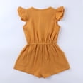 thumbnail image 5 of Christmas Deals! Ohufall Baby Girl Clothes, Summer Girls Infant Jumpsuit Overalls Cotton Linen Ruffles Kids Romper Clothing Clearance, 5 of 9