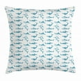 thumbnail image 1 of Ambesonne 24" x 24" Blue Polyester Decorative Pillow Cover, 1 of 2