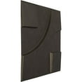 thumbnail image 2 of 19 5/8"W x 19 5/8"H Nestor EnduraWall Decorative 3D Wall Panel, Universal Aged Metallic Weathered Steel (Covers 2.67 Sq. Ft.), 2 of 6