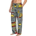 thumbnail image 2 of Fotbe Men'S Funny Constructionclassic Pajama Pants With Elastic Waist And Drawstring Pockets，Pajama Pants Mens Lounge Pants Super Soft, 2 of 9