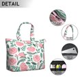 thumbnail image 3 of Flower Women's Large Weekend Travel Bag Moving Canvas Handbag Thick Double Layer Beach Weekend Travel Unisex Hospital Maternity Delivery with Toiletry Waterproof, 3 of 5