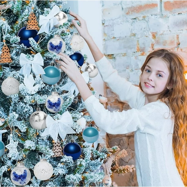 Light blue ornament balls outlet
