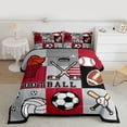 thumbnail image 2 of Castle Fairy Teens Football Soccer Baseball Full Size Comforter Sets,Sport Bedding Sets, 2 of 8