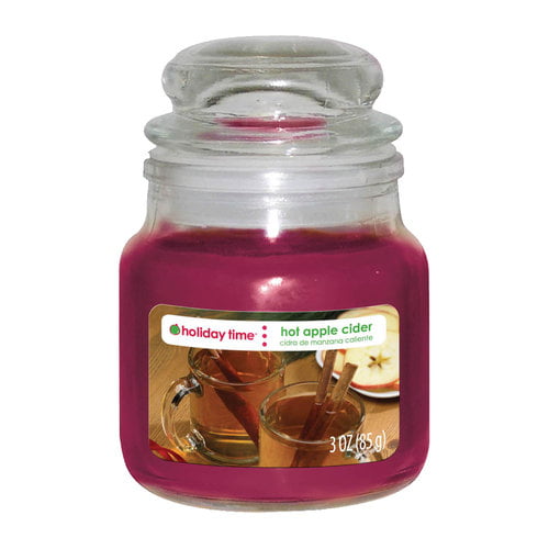 Photo 1 of Holiday Time 3-oz Jar Candle, Hot Apple Cider - 3 Pack