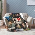 thumbnail image 5 of Blanket Josh Collage Hutcherson Throw Blanket Warm Cozy Plush Bed Blanket Sofa Bed Couch Decor Gifts for Men Women and Kids 40"x50", 5 of 6