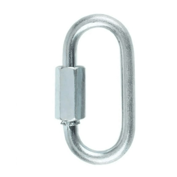2 Pack Everbilt  880 lb. x 1/4 in. Zinc-Plated Quick Link Chain Hook 42704
