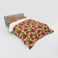 thumbnail image 3 of Ambesonne Flower Bedding Set 3 Pcs, Gladiolus Pattern, Twin XL, Yellow Coral and Green, 3 of 3