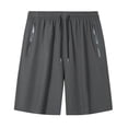 thumbnail image 3 of LONKITO Summer Mens Shorts with Pockets Zipper, Quick Dry Lightweight Beach Shorts, 2026 Fashion Swim Trunks for Vacation Hawaiian, 3 of 8