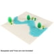thumbnail image 4 of Bloques de construcción Feleph, transparente, azul claro, 1 x 2 azulejos, 700, 4 of 4