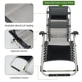 thumbnail image 5 of Aimee Lii 2 Pieces Adjustable Padded Lounge Recliner with Removable Head Pillow, Modern Patio Furniture for Outdoor Backyard Pool Deck-Black, 5 of 8