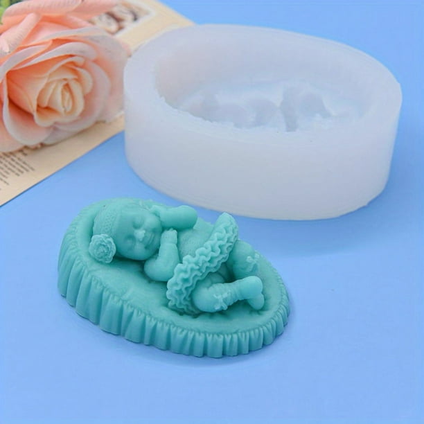 1pc Sleeping Baby Chocolate Mold 3D Silicone Mold Sleeping Baby Boy And Girl Candy Mold Baby Shower Fondant Mold Baking Tools Kitchen Gadgets Kitchen Accessories Walmart