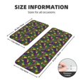 thumbnail image 2 of Honeii Mardi Gras7 Print Kitchen Mat [2 PCS] for Floor, Waterproof Non-Slip Rugs, Kitchen Decor,Standing Mat for Floor,Office, Sink, Laundry, 2 of 6