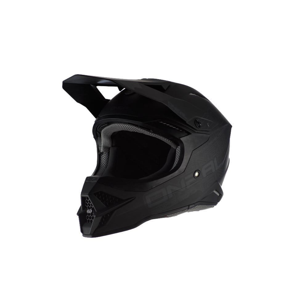ONeal Unisex-Adult 2 SRS Helmet met Liner and Cheek Pads XL Black, 