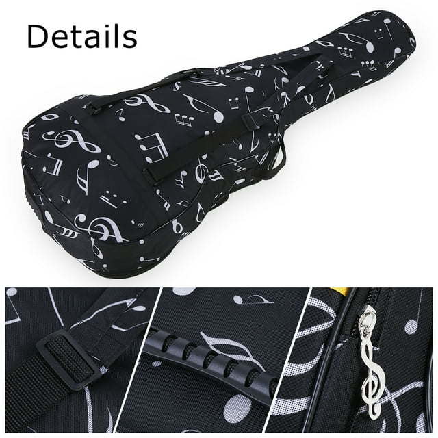 Dioche Guitar Backpack, Guitar Case, Double Adjustable Shoulder Straps For Classical Guitar Outdoor Activities 39 / 40 / 41inch Acoustic Guitar Travel