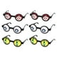 thumbnail image 1 of 6 unids Halloween Glasses Divertidos Vidrios Masquerade Gafas de fiesta Halloween Asustadizo Lentes, 1 of 6