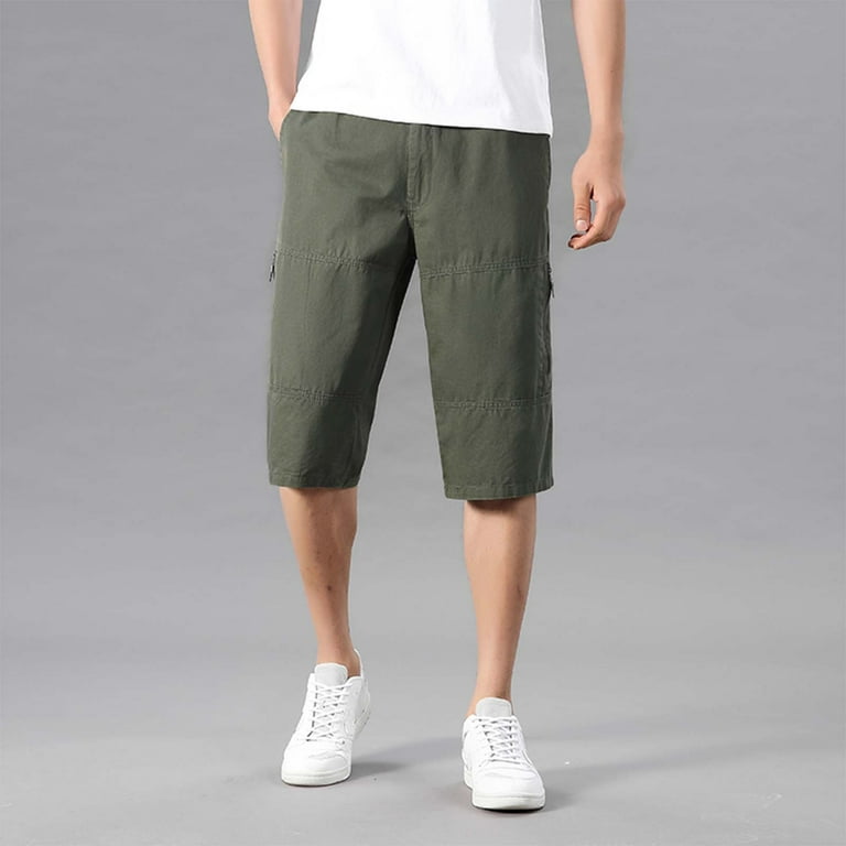 Mens Sweat Shorts with Pockets Running Shorts for Men Male Fashion