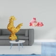 thumbnail image 2 of Figura De Resina De Gallo Y Ciervo Durmiente Feng Shui, Escultura Decorativa Para El Hogar, Para Cumpleaños, Aniversarios, Inauguración De La Casa, Cocina, Comedor, Mesa., 2 of 8
